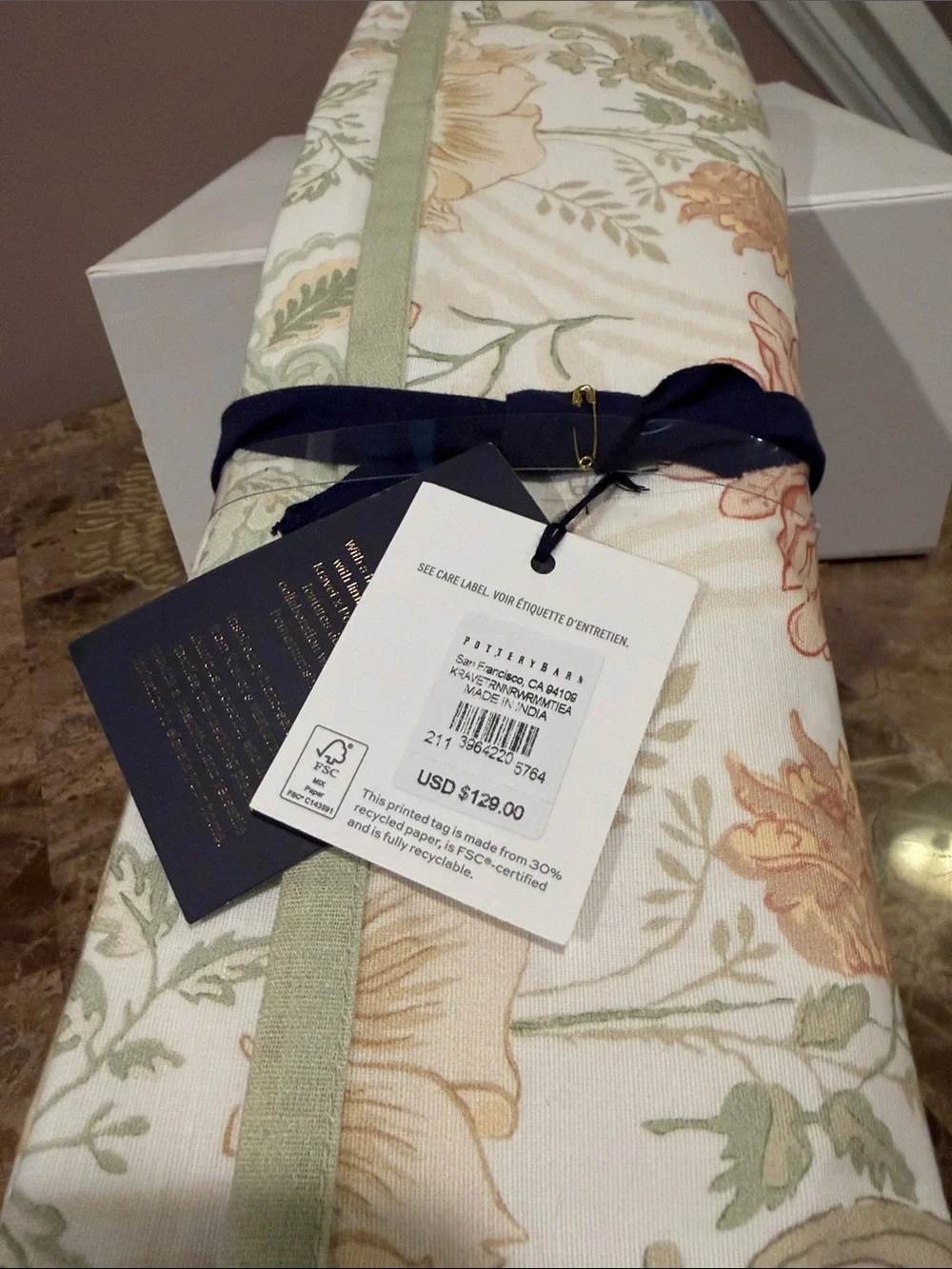 Pottery Barn x Kravet Table Runner, 18”x108”